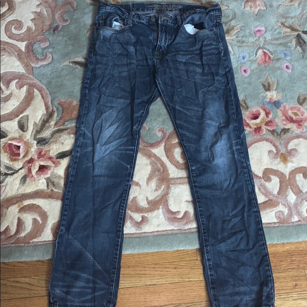 34x34 American Eagle Slim Straight Jeans